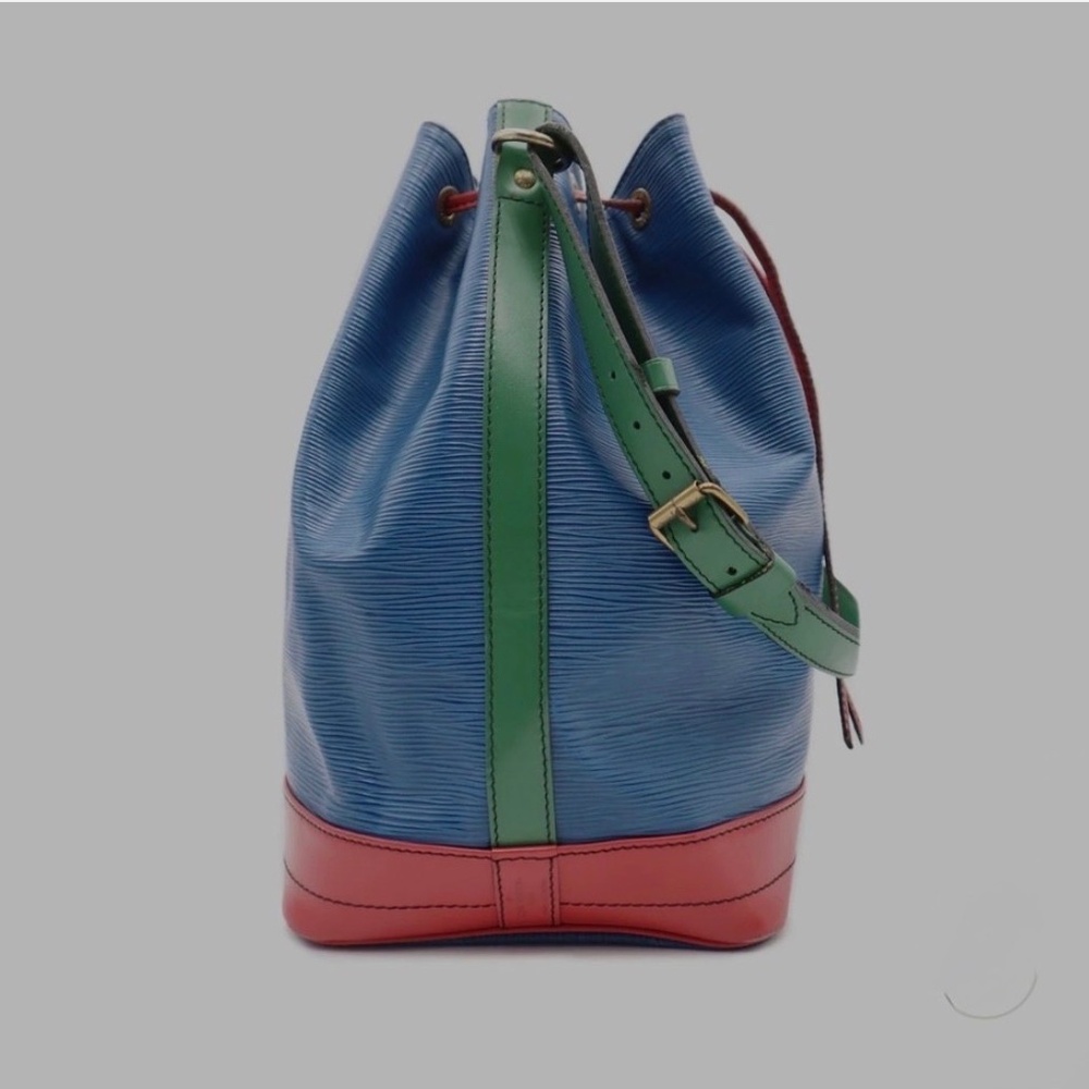 LOUIS VUITTON Epi Tricolor Noe. Red Bule & Green Includes dust bag - Picture 4 of 8